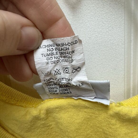 VTG Ron Jon Surf Shop Shirt Large Yellow Tank Top Y2K Made In USA - Picture 4 of 8